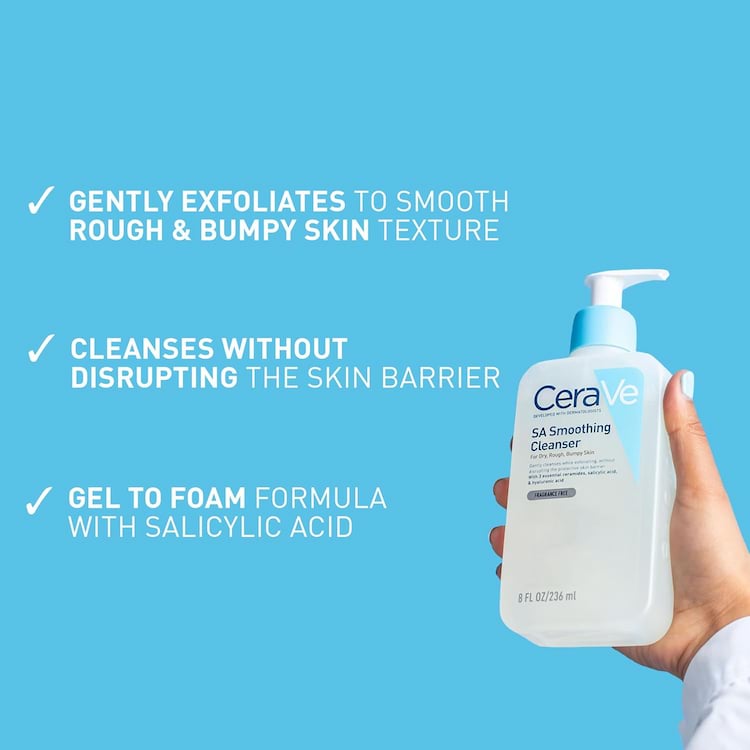 Cerave SA Smoothing Cleanser, 236 ml 2 Cerave SA Smoothing Cleanser