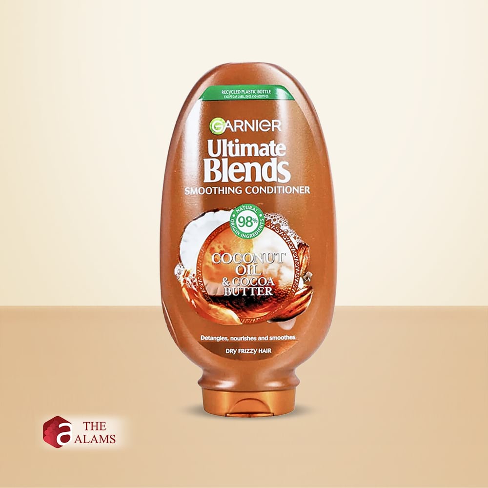 Garnier Coconut Oil And Cocoa Butter Smoothing Hair Conditioner- For Dry Frizzy Hair, 400 ml 1 Garnier Coconut Oil And Cocoa Butter Smoothing Hair Conditioner- For Dry Frizzy Hair, 400 ml