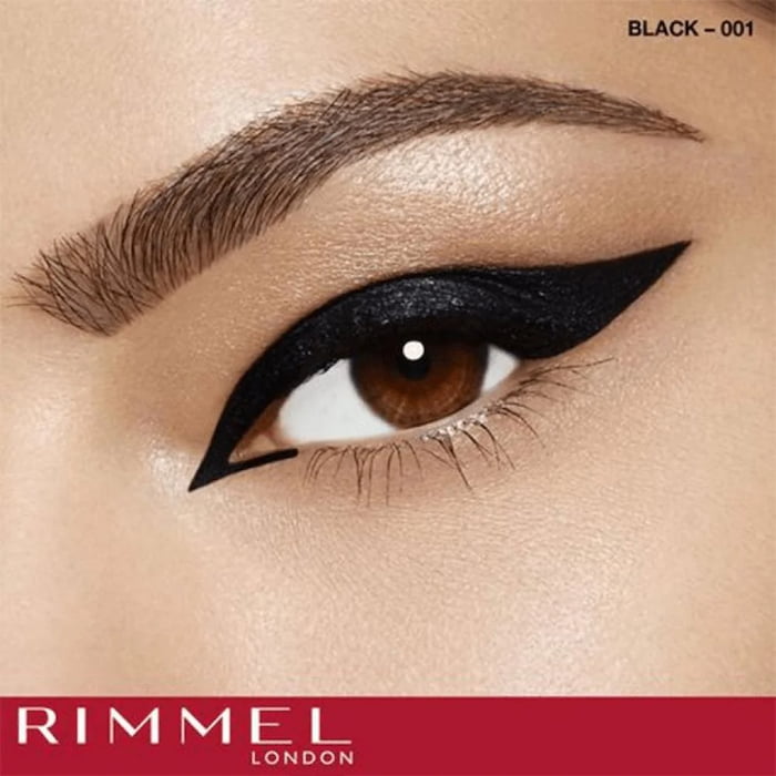 Rimmel Scandaleyes Waterproof Kohl Kajal, Black 001 2 Rimmel Scandaleyes Waterproof Kohl Kajal, Black 001 - Image 2