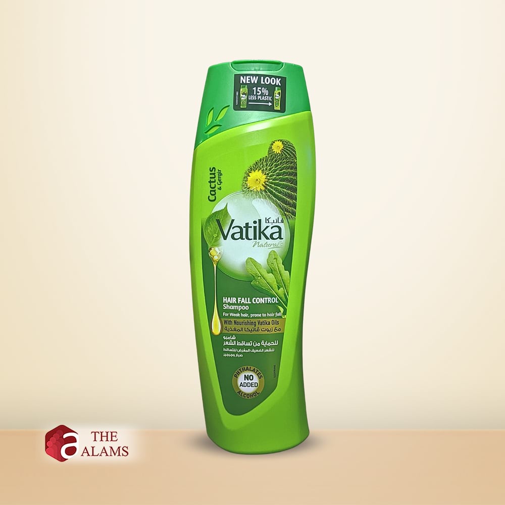 Vatika Cactus And Gergir Hair Fall Control Shampoo (UAE), 400 ml 1 Vatika Cactus And Gergir Hair Fall Control Shampoo (UAE), 400 ml