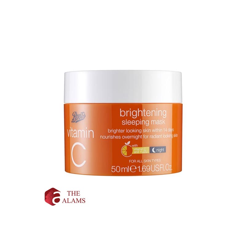 Boots Vitamin C Brightening Sleeping Mask, 50 ml 1 Boots Vitamin C Brightening Sleeping Mask, 50 ml