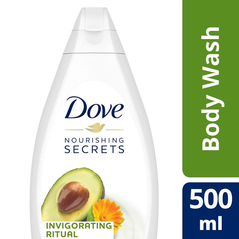 Dove Avocado Oil & Calendula Extract Body Wash, 500 ml 2 Dove Avocado Oil & Calendula Extract Body Wash, 500 ml - Image 2