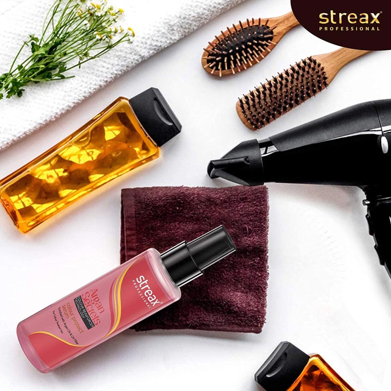 Streax Argan Secrets Colour Protect Hair Serum, 100 ml 4 Streax Argan Secrets Colour Protect Hair Serum, 100 ml - Image 4