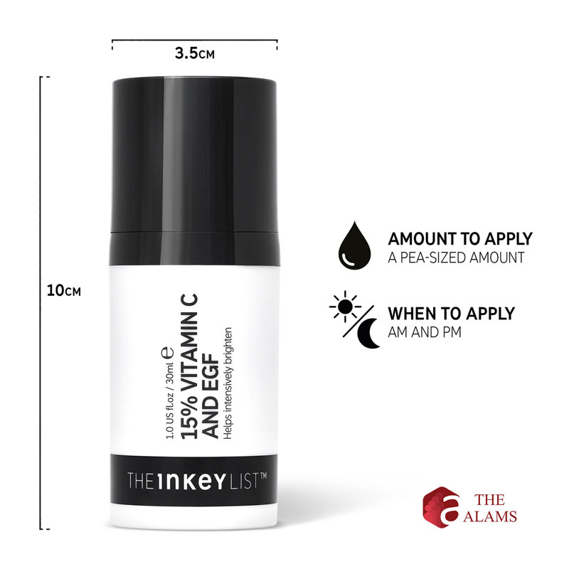 The Inkey List 15% Vitamin C And EGF Serum, 30 ml 1 The Inkey List 15% Vitamin C And EGF Serum, 30 ml