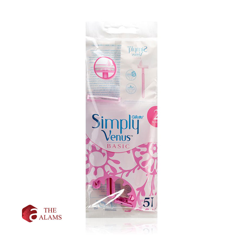 Gillette Simply Venus Razor Basic, 5 pcs 1 Gillette Simply Venus Razor Basic, 5 pcs