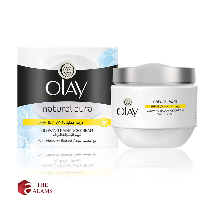 Olay Natural Aura Glowing Radiance Day Cream SPF 15, 50ml 1 Olay Natural Aura Glowing Radiance Day Cream SPF 15, 50ml