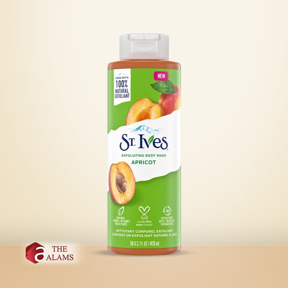 St. Ives Apricot Exfoliating Body Wash, 473 ml 1 St. Ives Apricot Exfoliating Body Wash, 473 ml