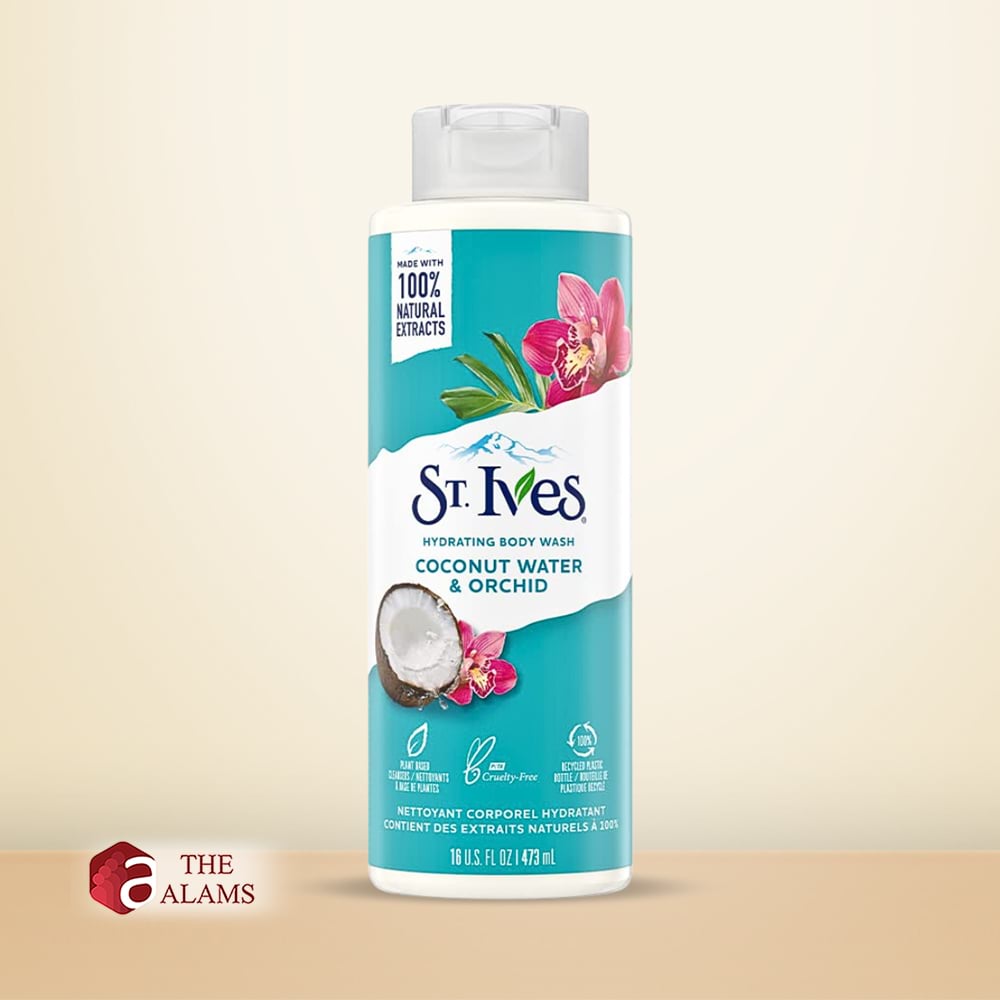 St. Ives Coconut Water & Orchid Hydrating Body Wash, 473 ml 1 St. Ives Coconut Water & Orchid Hydrating Body Wash, 473 ml