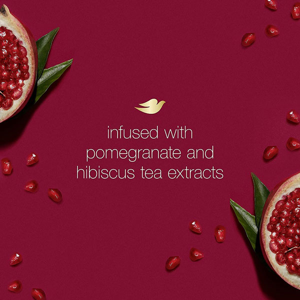 Dove Pomegranate And Hibiscus Tea Shower Gel, 500 ml 4 Dove Pomegranate And Hibiscus Tea Shower Gel, 500 ml - Image 4