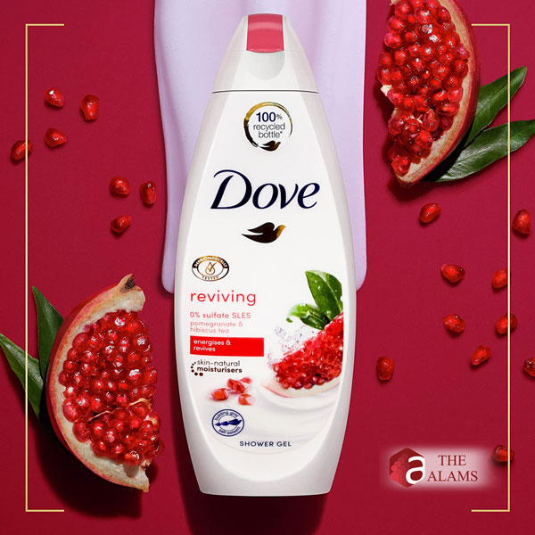Dove Pomegranate And Hibiscus Tea Shower Gel, 500 ml 2 Dove Pomegranate And Hibiscus Tea Shower Gel, 500 ml - Image 2
