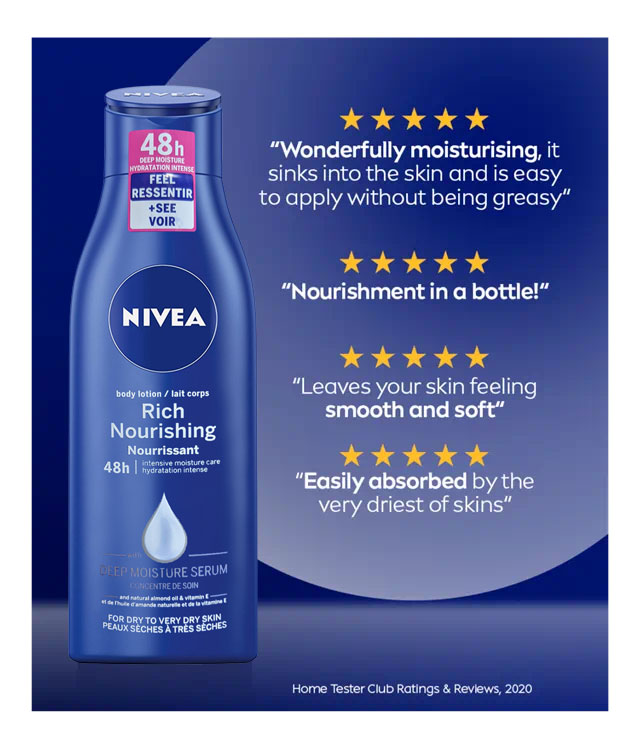 Nivea Rich Nourishing Body Lotion, 400 ml 3 Nivea Rich Nourishing Body Lotion, 400 ml - Image 3