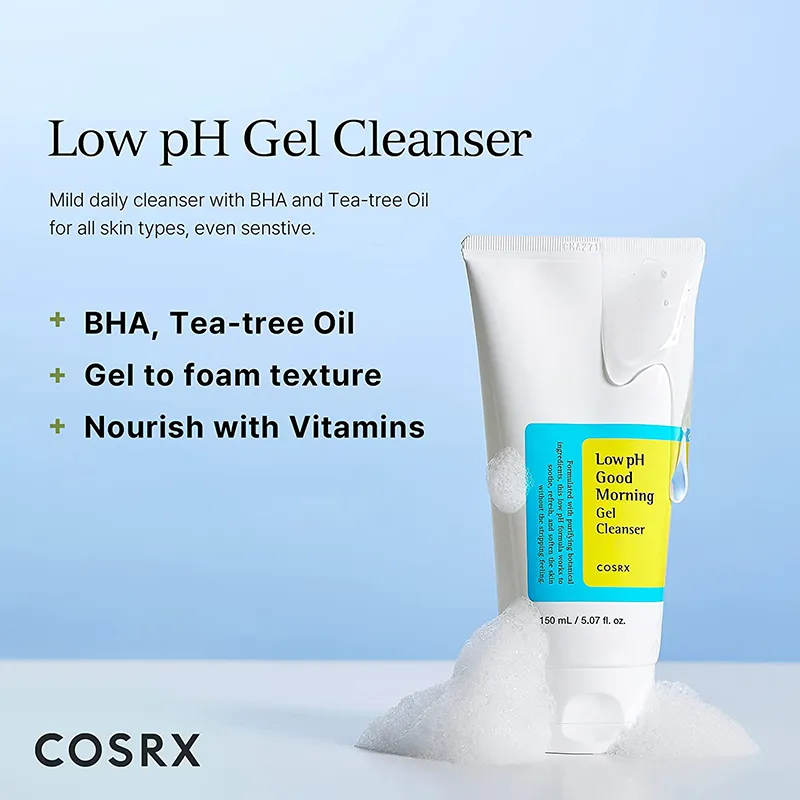 Cosrx Low PH Good Morning Cleanser, 150 ml 4 Cosrx Low PH Good Morning Cleanser, 150 ml - Image 4
