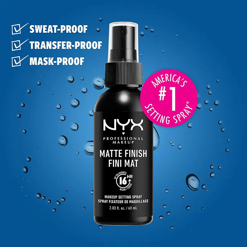 NYX Setting Spray- Matte Finish, 60 ml 2 NYX Setting Spray- Matte Finish, 60 ml - Image 2