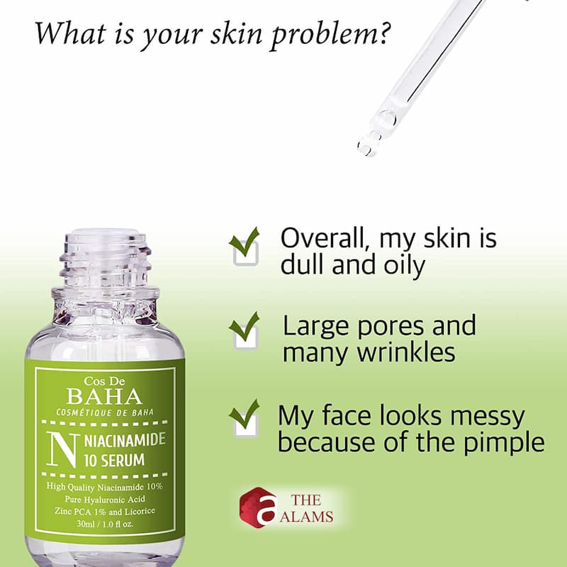 Cos De BAHA Niacinamide 10% + Zinc PCA 1% Serum, 30 ml 2 Cos De BAHA Niacinamide 10% + Zinc PCA 1% Serum, 30 ml - Image 2