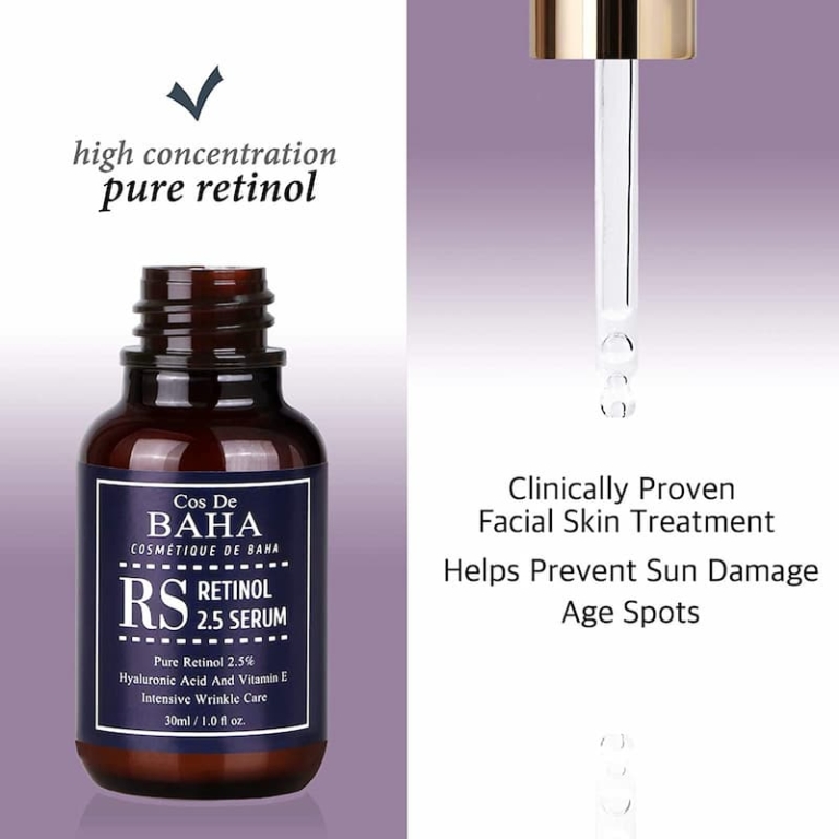 Cos De BAHA Retinol 2.5% Serum, 30 ml