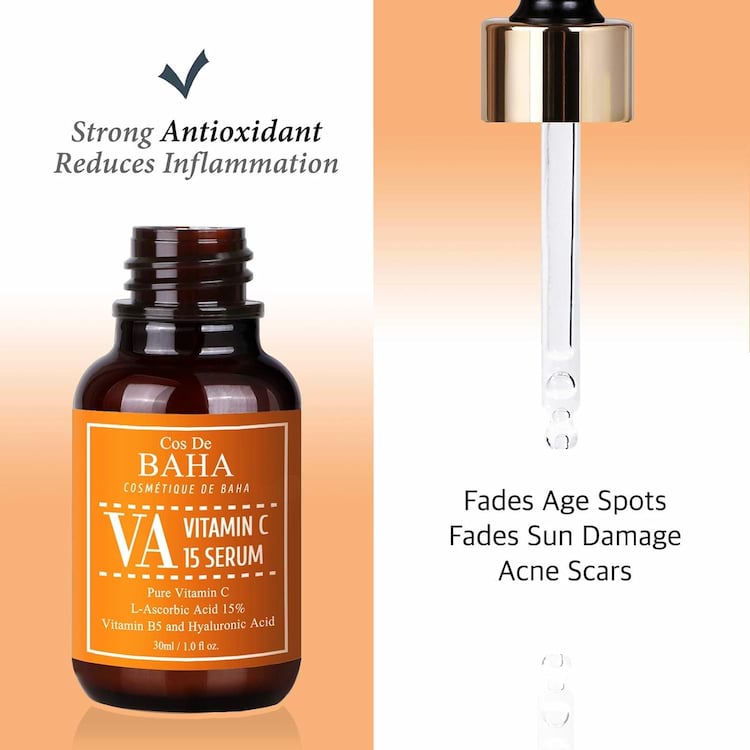 Cos De BAHA Vitamin C 15% Ascorbic Acid Serum, 30 ml 2 Cos De BAHA Vitamin C 15% Ascorbic Acid Serum
