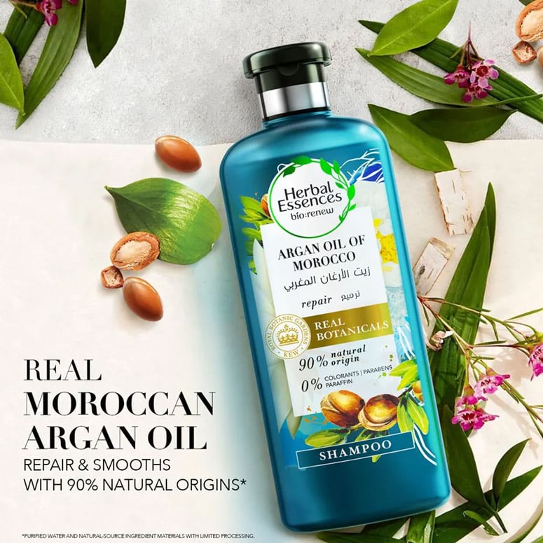 Herbal Essences Argan Oil Of Morocco Repair Shampoo For Very Dry Rough Hair, 400 ml 2 Herbal Essences Argan Oil Of Morocco Repair Shampoo For Very Dry Rough Hair, 400 ml - Image 2