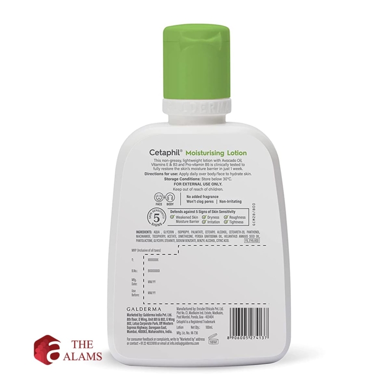 Cetaphil Moisturizing Lotion For Normal To Combination Sensitive Skin, 100 ml