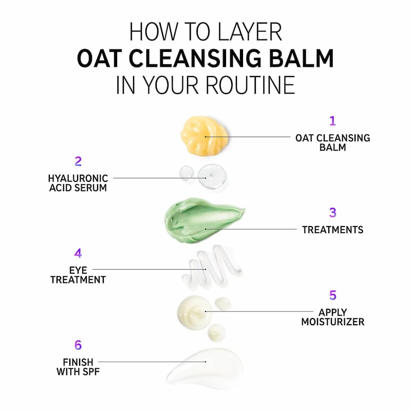 The Inkey List Oat Cleansing Balm, 150 ml 4 The Inkey List Oat Cleansing Balm, 150 ml - Image 4