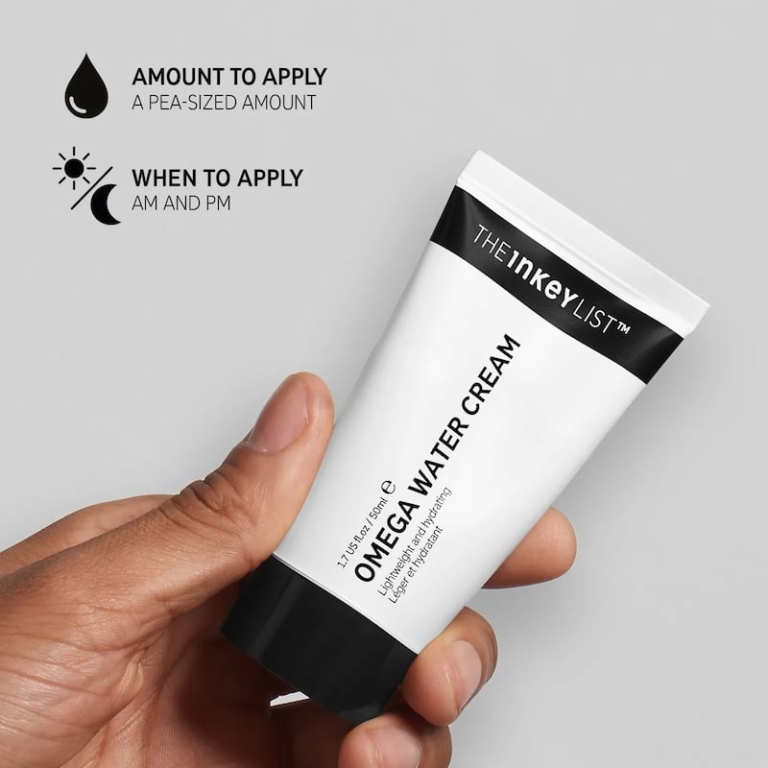 The Inkey List Omega Water Cream Moisturizer, 50 ml