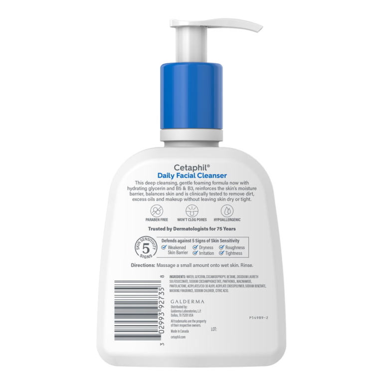 Cetaphil Daily Facial Cleanser For Normal To Oily Skin, 237 ml