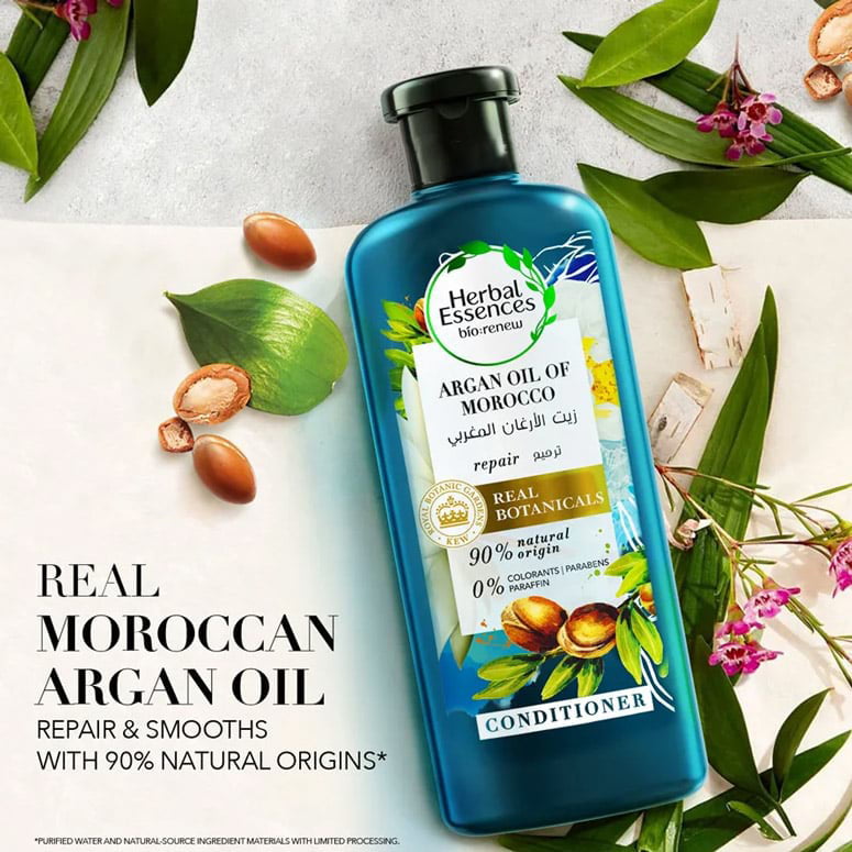 Herbal Essences Argan Oil Of Morocco Conditioner For Very Dry Rough Hair, 400 ml 2 Herbal Essences Argan Oil Of Morocco Conditioner For Very Dry Rough Hair, 400 ml - Image 2