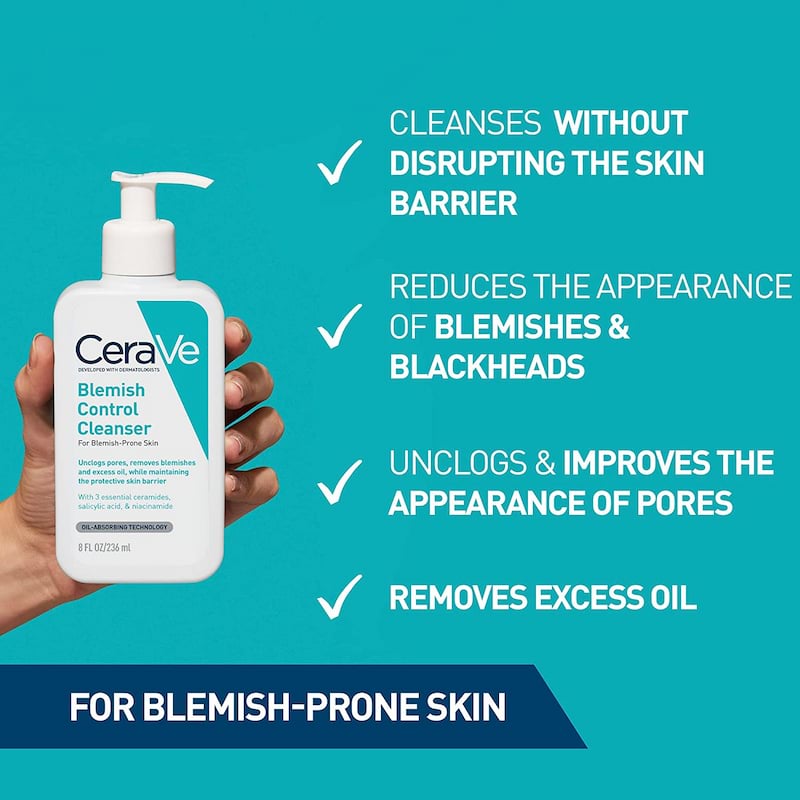 CeraVe Blemish Control Cleanser, 236 ml 2 CeraVe Blemish Control Cleanser, 236 ml - Image 2