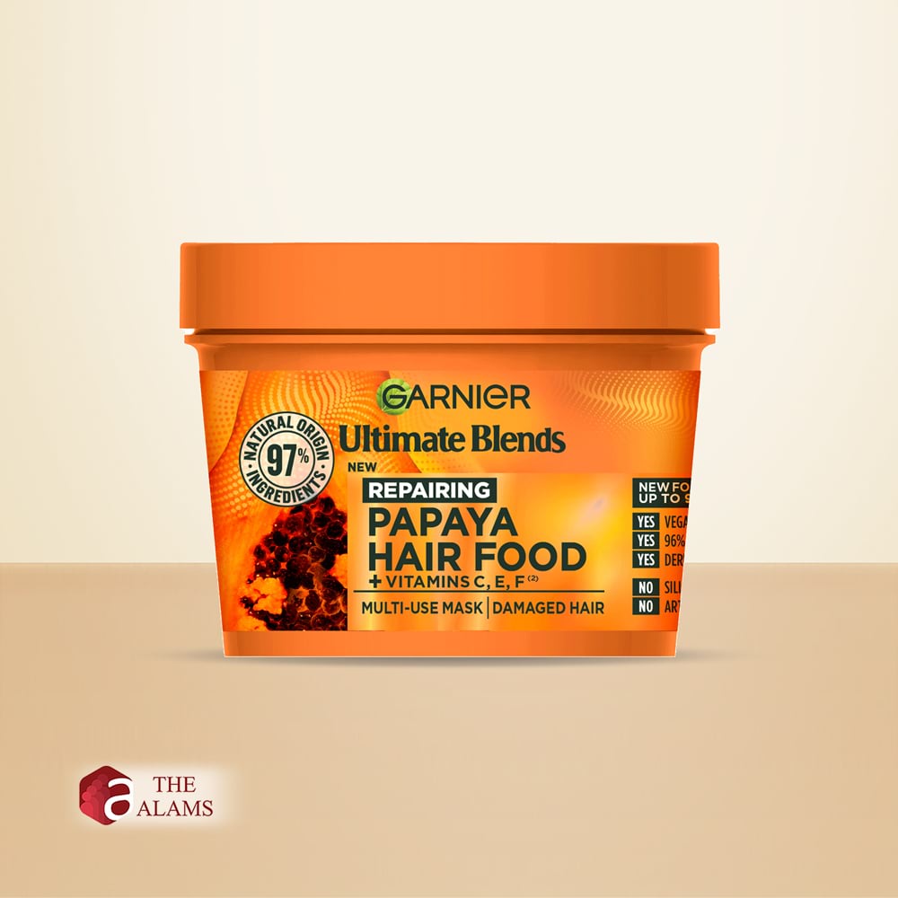Garnier Hair Food Papaya And Amla 3 In 1 Repairing Hair Mask, 400 ml 1 Garnier Hair Food Papaya And Amla 3 In 1 Repairing Hair Mask, 400 ml