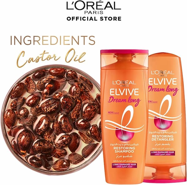 Loreal Dream Lengths Restoring Shampoo For Long Damaged Hair, 400 ml 4 Loreal Dream Long Restoring Shampoo For Damaged Hair, 400 ml