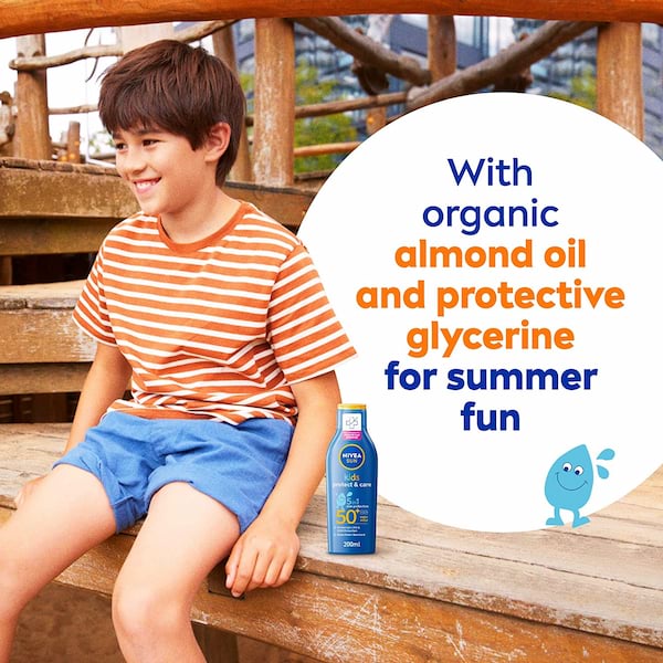 Nivea Kids Sunscreen Lotion SPF 50+, 200 ml 4 Nivea Kids Sunscreen Lotion SPF 50+, 200 ml - Image 4