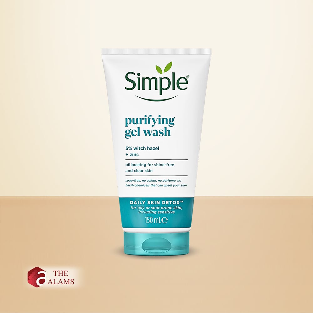 Simple Daily Detox Purifying Gel Face Wash For Oily Skin, 150 ml 1 Simple Daily Detox Purifying Gel Face Wash For Oily Skin, 150 ml