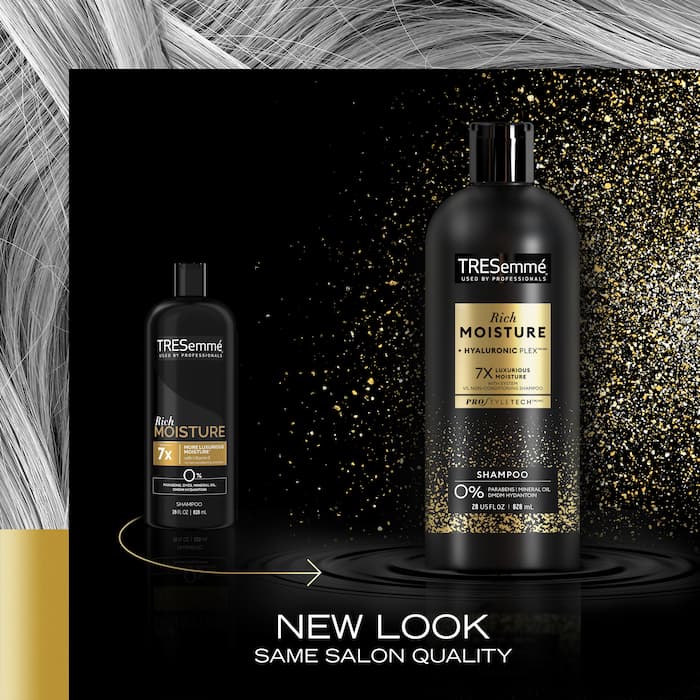 Tresemme 7x Rich Moisture Shampoo For Dry Hair, 828 ml 2 Tresemme 7x Rich Moisture Shampoo For Dry Hair, 828 ml - Image 2