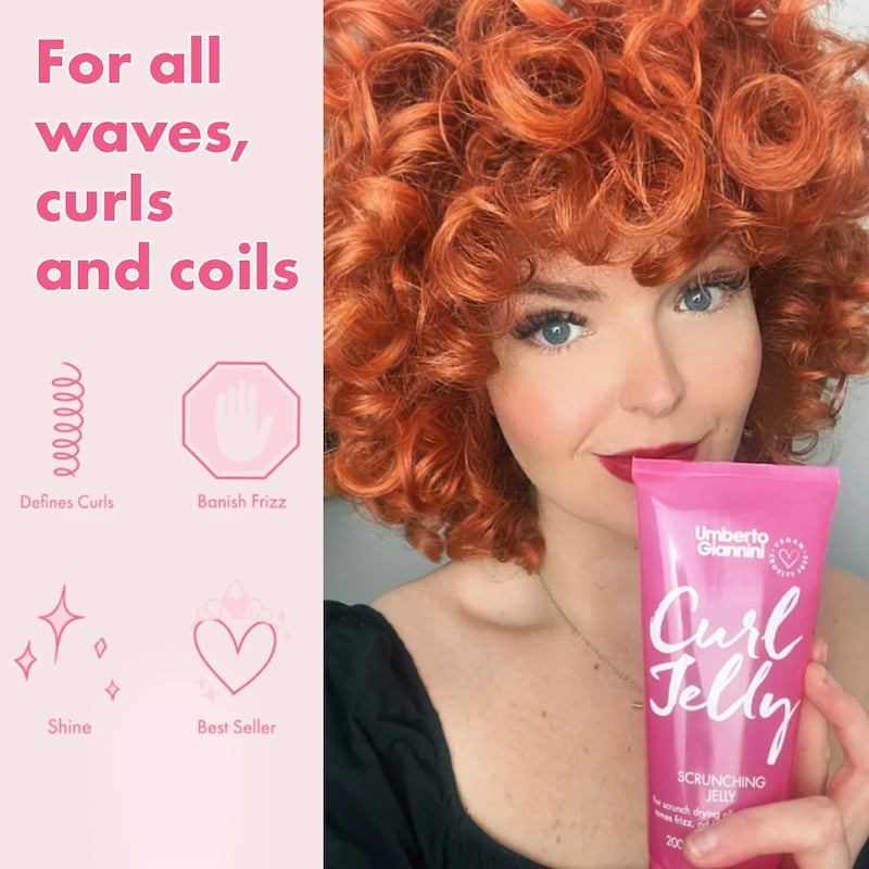 Umberto Giannini Curl Scrunching Jelly, 200 ml 4 Umberto Giannini Curl Scrunching Jelly, 200 ml - Image 4