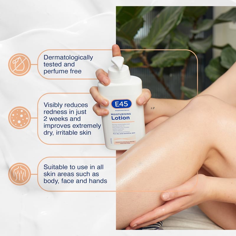 E45 Lotion For Dry Sensitive Skin, 500 ml 4 E45 Lotion For Dry Sensitive Skin, 500 ml - Image 4