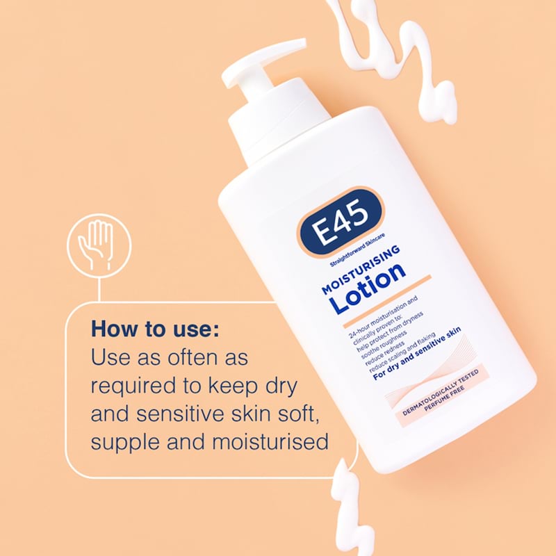 E45 Lotion For Dry Sensitive Skin, 500 ml 3 E45 Lotion For Dry Sensitive Skin, 500 ml - Image 3