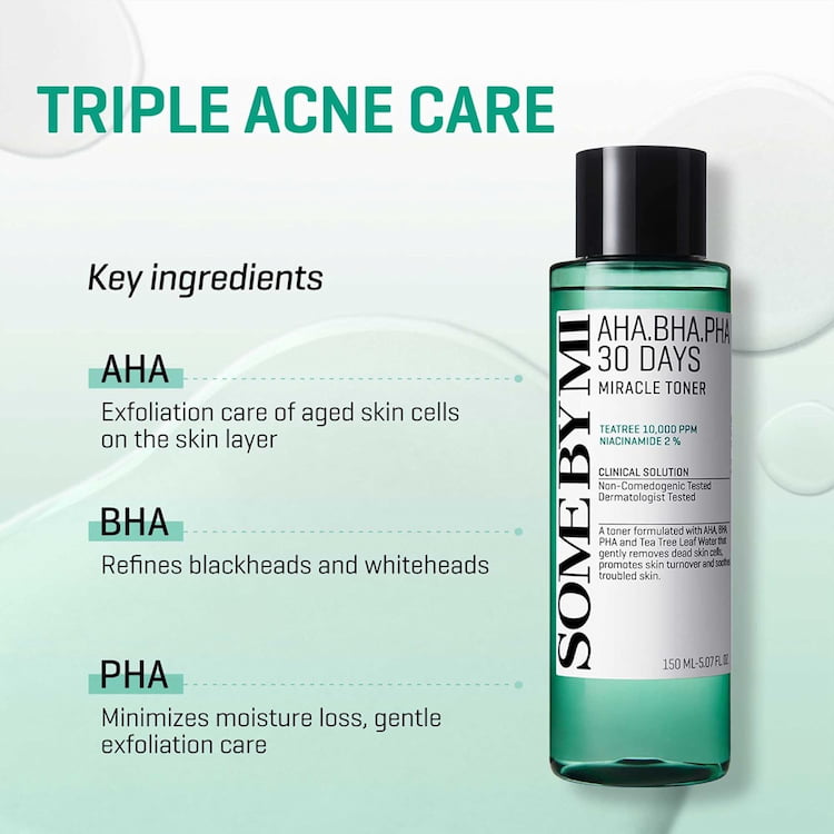 Some By Mi AHA BHA PHA Miracle Toner, 150 ml 2 Some By Mi AHA BHA PHA Miracle Toner, 150 ml - Image 2