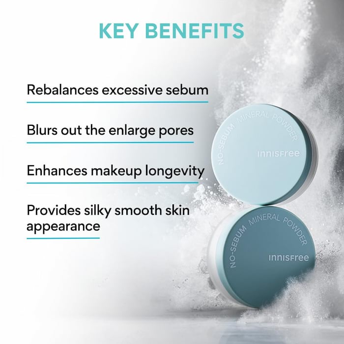 Innisfree No Sebum Mineral Powder, 5 g 3 Innisfree No Sebum Mineral Powder, 5 g - Image 3