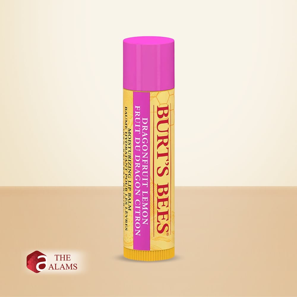 Burt's Bees Moisturizing Lip Balm, Dragonfruit Lemon 1 Burt's Bees Moisturizing Lip Balm, Dragonfruit Lemon