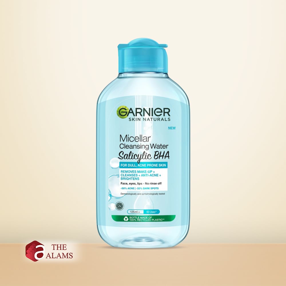 Garnier Micellar Water For Dull Acne Prone Skin, 125 ml 1 Garnier Micellar Water For Dull Acne Prone Skin, 125 ml