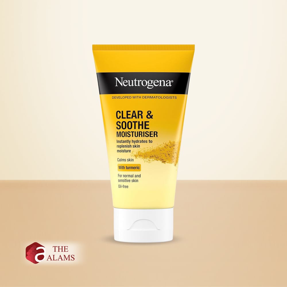 Neutrogena Clear And Soothe Moisturiser With Turmeric, 75 ml 1 Neutrogena Clear And Soothe Moisturiser With Turmeric, 75 ml