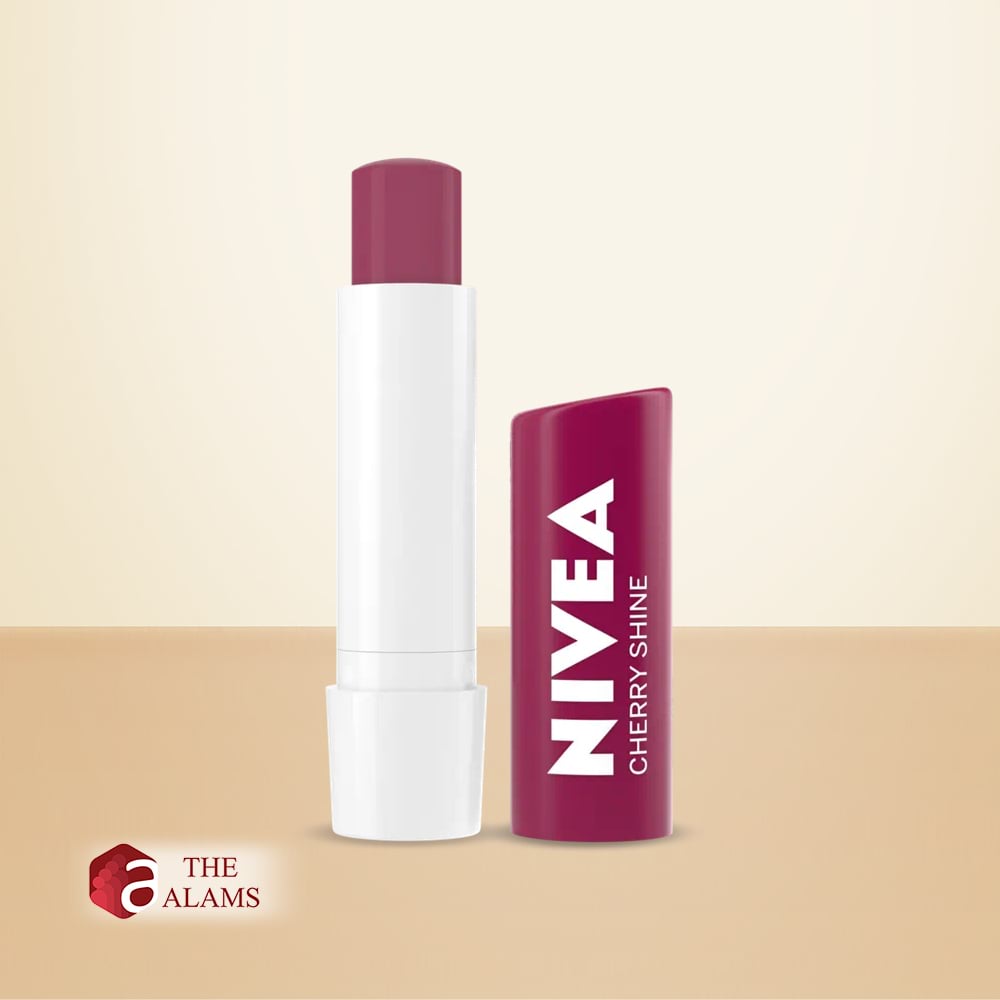 Nivea Caring Tinted Lip Balm, Cherry Shine 3 Nivea Caring Tinted Lip Balm, Cherry Shine - Image 3