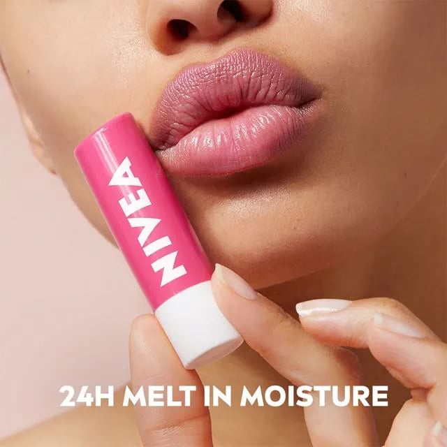 Nivea Caring Tinted Lip Balm, Watermelon Shine 2 Nivea Caring Tinted Lip Balm, Watermelon Shine - Image 2