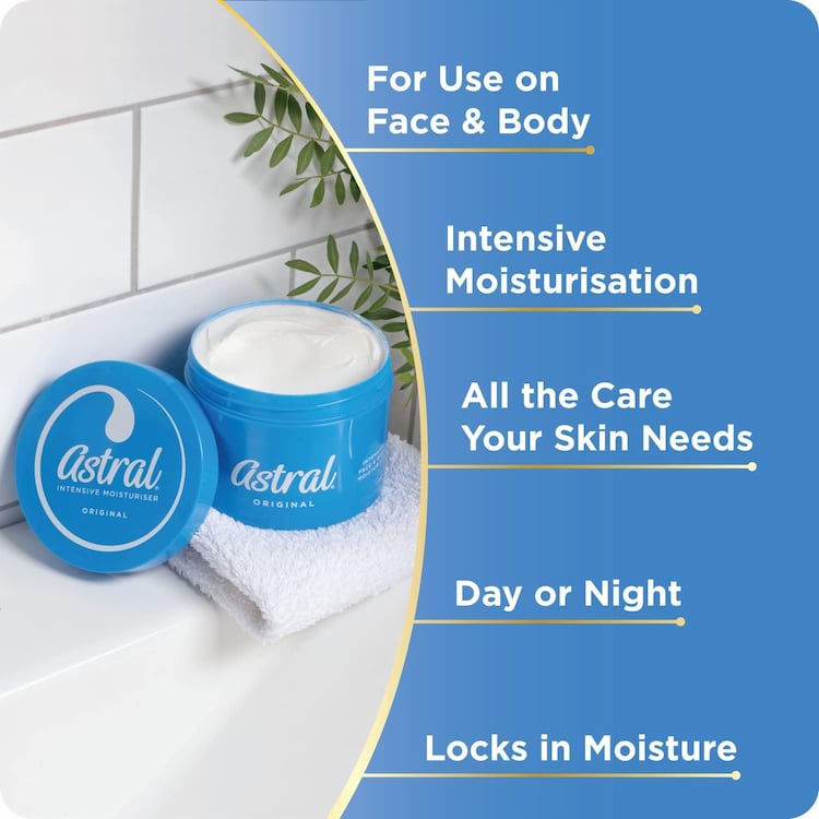 Astral Intensive Moisturiser For Very Dry Skin, 200 ml 2 Astral Intensive Moisturiser For Very Dry Skin, 200 ml - Image 2