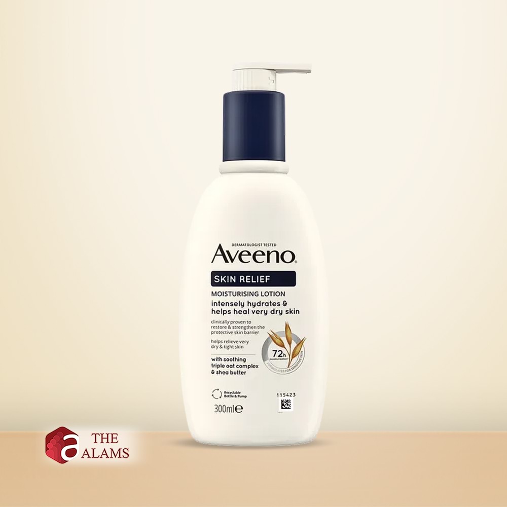 Aveeno Skin Relief Moisturising Lotion For Very Dry Skin, 300 ml 1 Aveeno Skin Relief Moisturising Lotion For Very Dry Skin, 300 ml