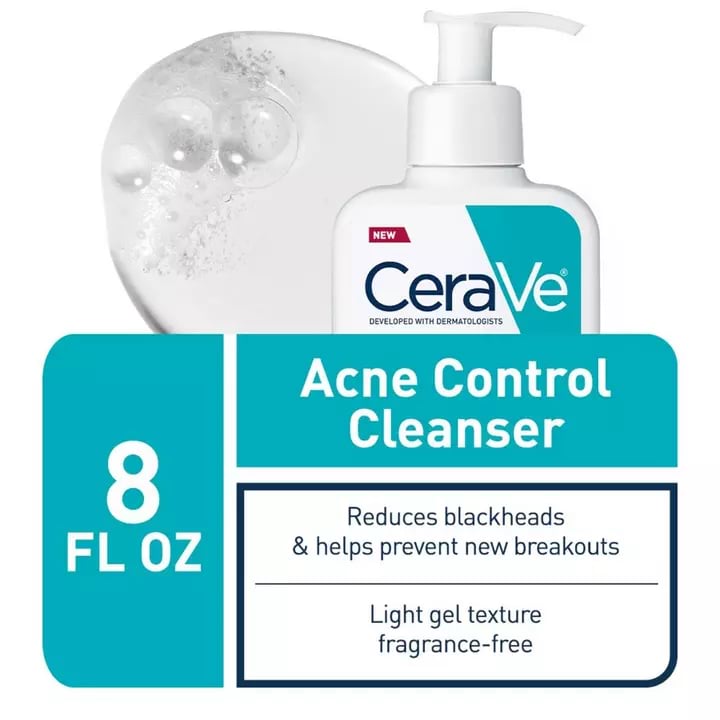 CeraVe Acne Control Cleanser With 2% Salicylic Acid Acne Treatment, 237 ml 3 CeraVe Acne Control Cleanser With 2% Salicylic Acid Acne Treatment, 237 ml - Image 3