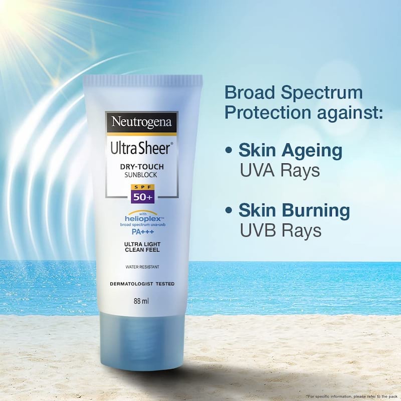 Neutrogena Dry Touch Sunscreen SPF 50, 88 Ml 3 Neutrogena Dry Touch Sunscreen SPF 50, 88 Ml - Image 3