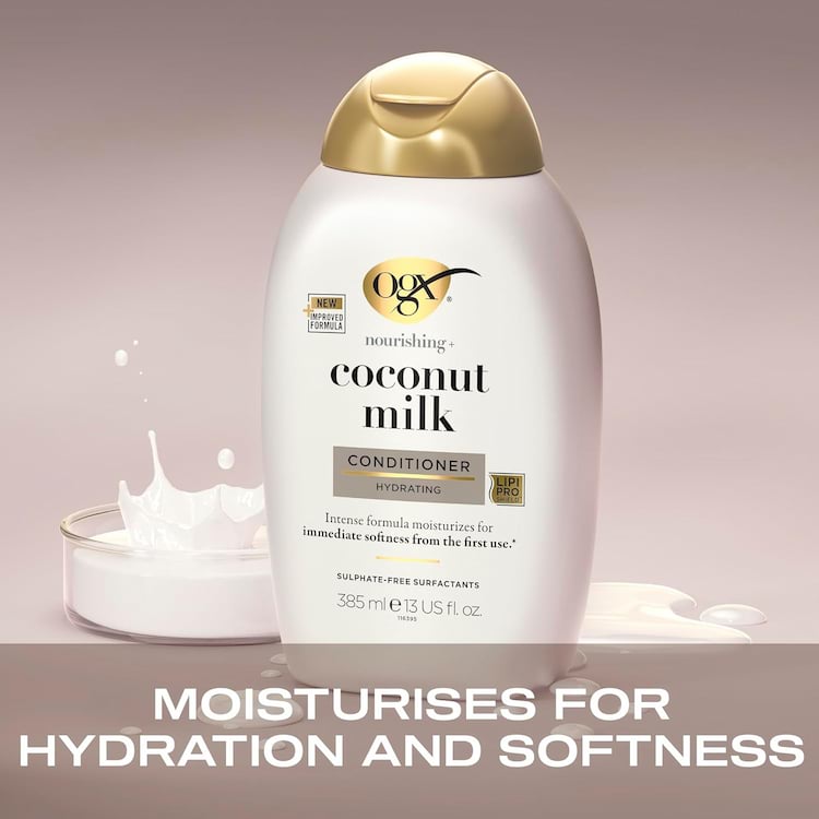 OGX Nourishing Coconut Milk Conditioner, 385 ml 2 OGX Nourishing Coconut Milk Conditioner, 385 ml - Image 2