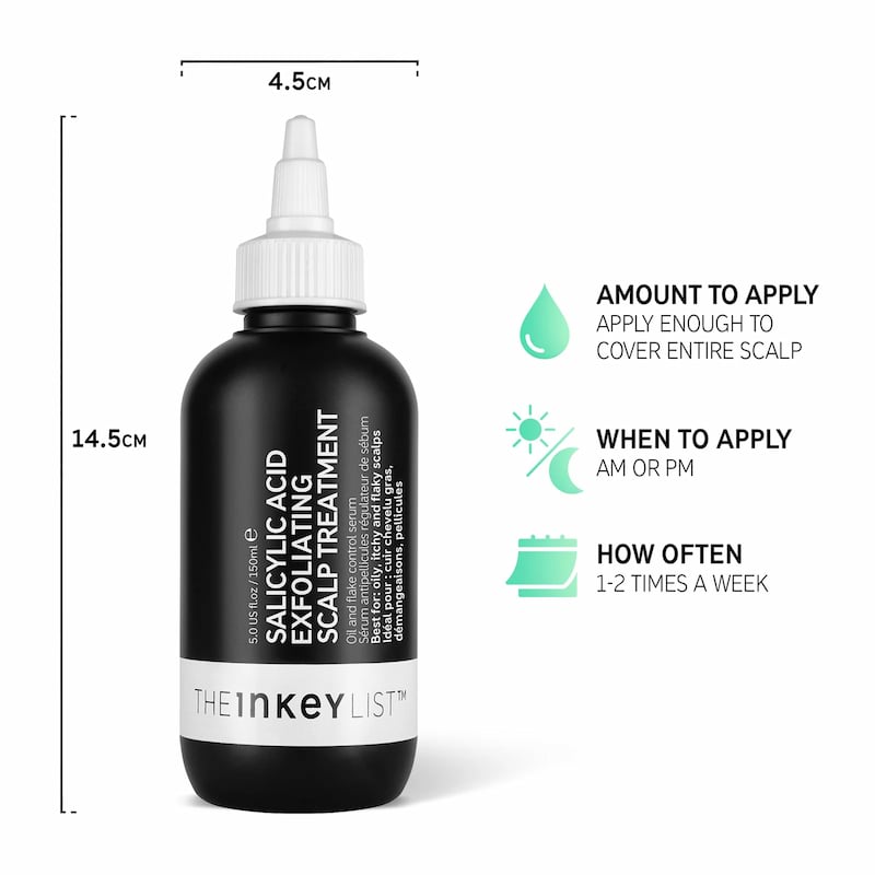 The Inkey List Salicylic Acid Exfoliating Scalp Treatment, 150 ml 5 The Inkey List Salicylic Acid Exfoliating Scalp Treatment, 150 ml - Image 5