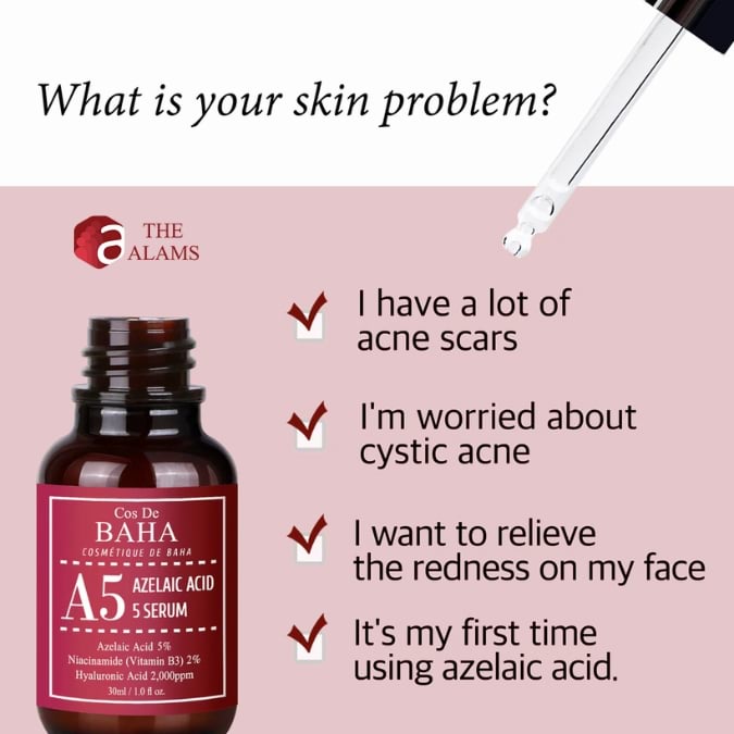 Cos De BAHA Azelaic Acid 5% Serum, 30 ml 2 Cos De BAHA Azelaic Acid 5% Serum, 30 ml - Image 2