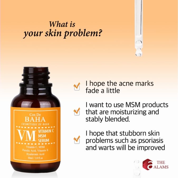 Cos De BAHA Vitamin C MSM Serum, 30 ml 2 Cos De BAHA Vitamin C MSM Serum, 30 ml - Image 2